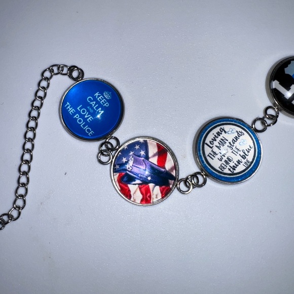 $8 Law Enforcement Bracelet. New. Stainless Steel. $8 if bundled - Picture 3 of 11